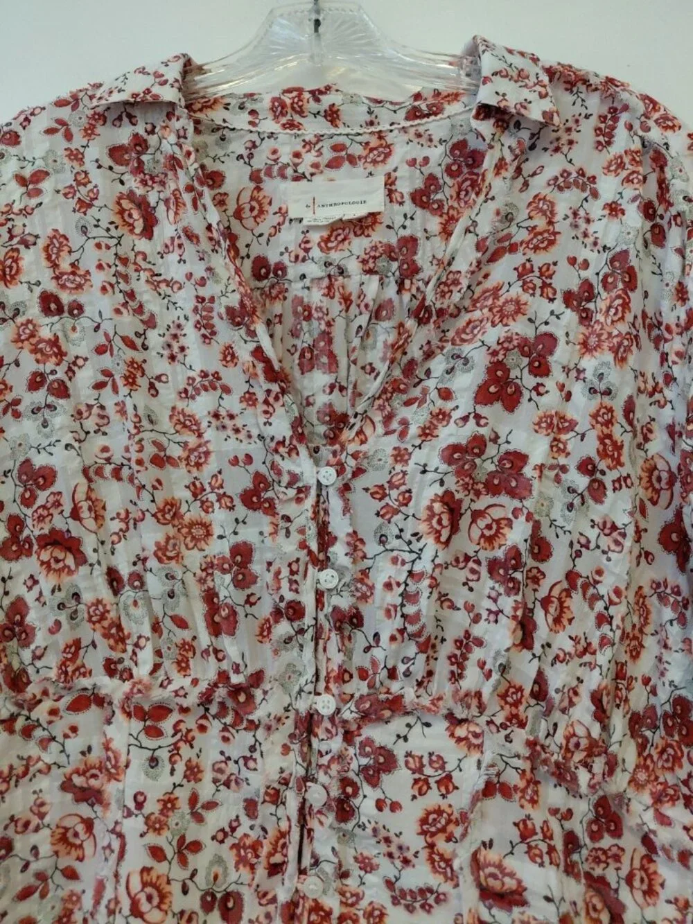 Anthropologie peasant blouse